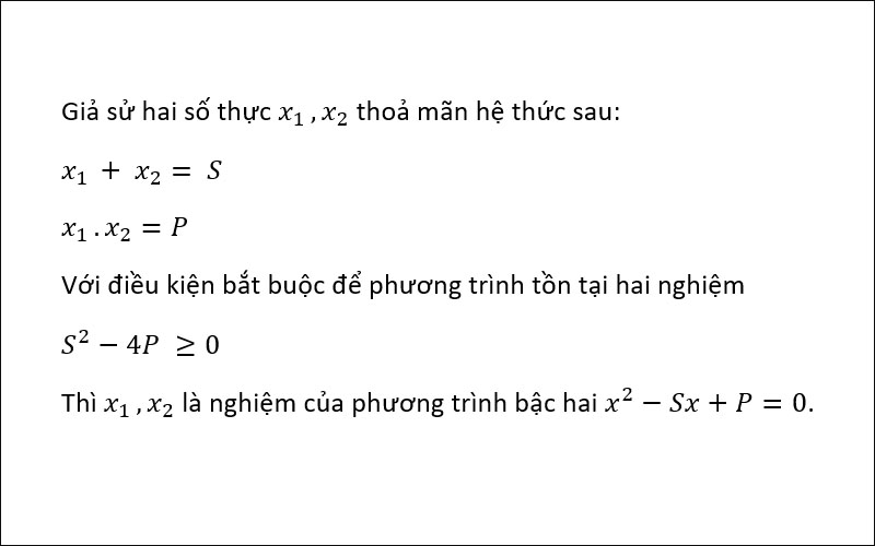 Định lý Viet đảo